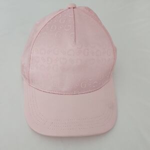 Guess Pink Satin Baseball Cap